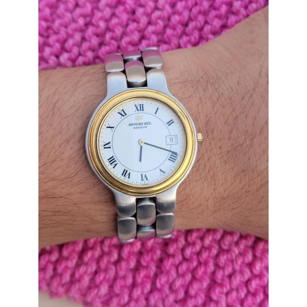 Vintage Raymond Weil Geneve Men's Watch | 36mm | Swiss Made Quartz Two-Tone